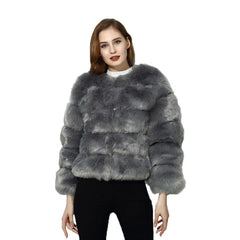 Fluffy Faux Fur Coat