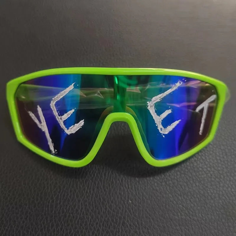 Jey Uso YEET Sunglasses Green Sports Shades for Main Event Jey Uso glasses pink Costume children