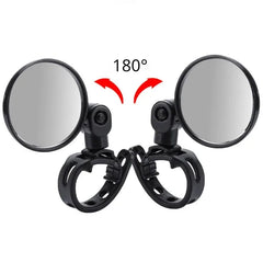 Universal Bicycle Rearview Mirror Adjustable Rotate Wide-Angle Cycling Handlebar Rear View Mirrors for Road Bike Accessories