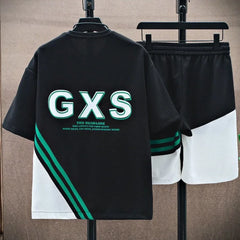 Men's Two-piece Oversize Gym Sport Short Pants