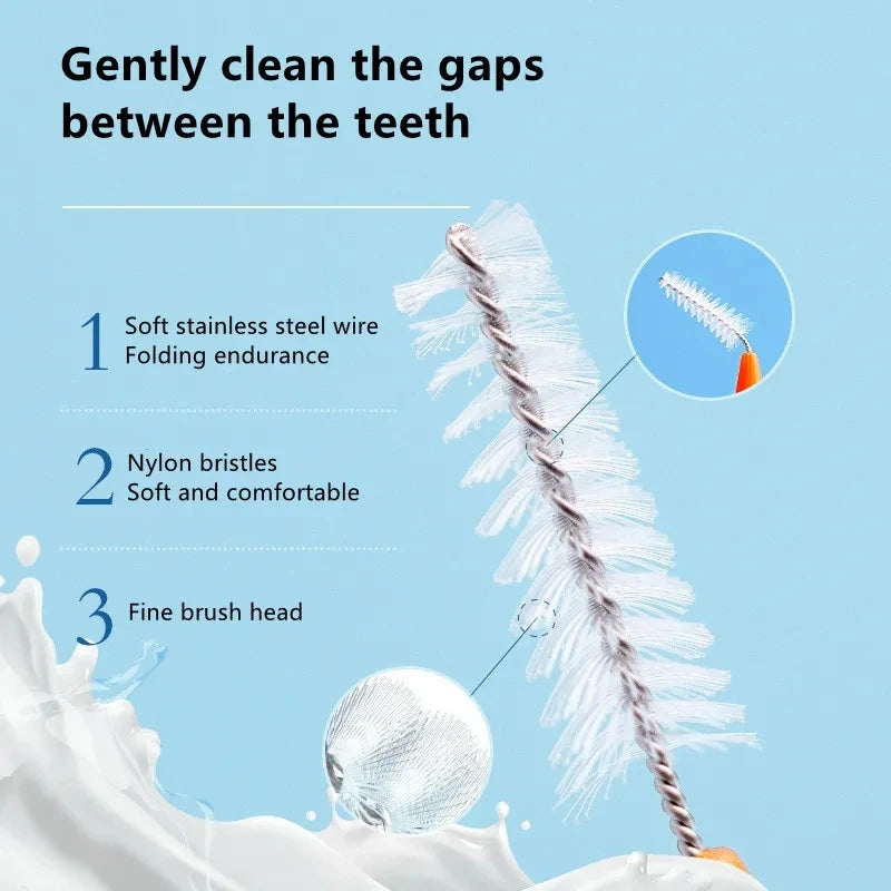 Teeth Whitening Interdental Cleaners Orthodontic Dental Tooth Brush Oral Hygiene Tool