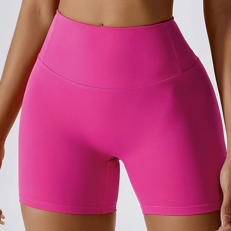 High Waist Workout Shorts Gym Wear Woman Fitness Outfits Yoga Pants Women Soft Workout Tights Spandex Solid Seamless Shorts