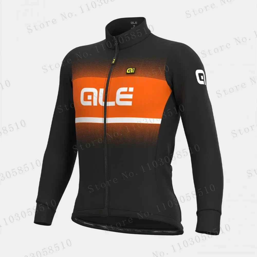 Men's Winter Cycling Jacket Warm Long Sleeve Weatherproof Windbreaker MTB Road Bike Bicycle Fleece Sports Cycling Clothing Coat