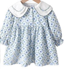 Kids Clothes Girls Baby Girls Floral Dress Knitted Cardigan 2 Piece Set