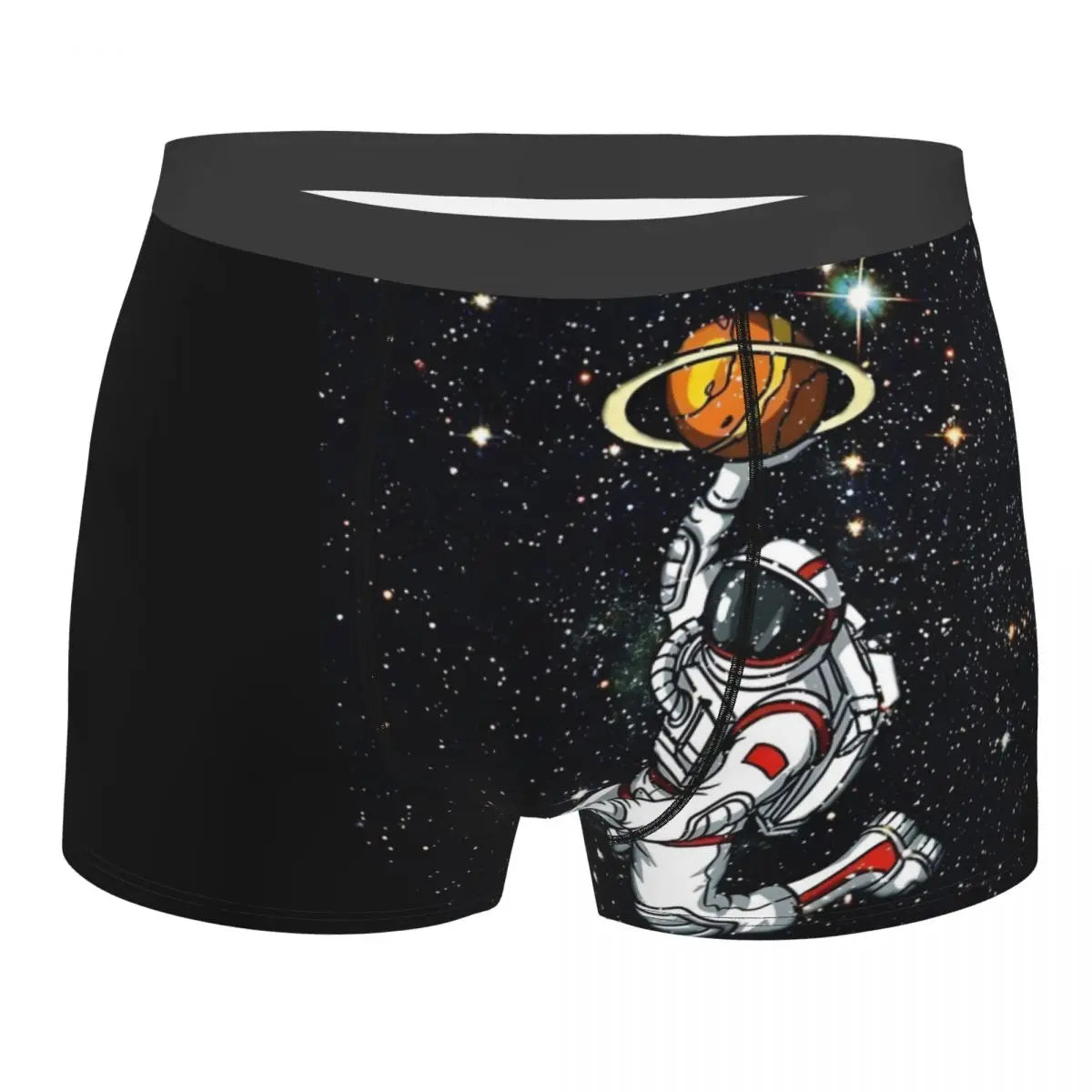 Astronaut Star Shot Men Boxer Briefs Underpants Street Arts Highly Breathable High Quality  Shorts Gift Idea