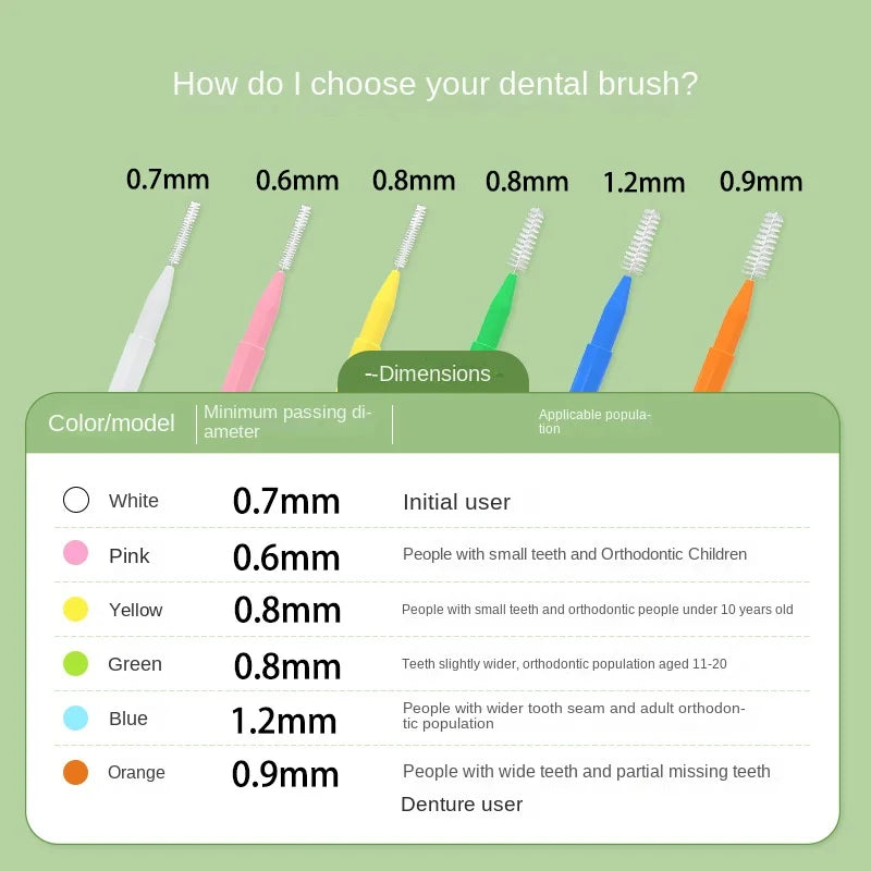 Teeth Whitening Interdental Cleaners Orthodontic Dental Tooth Brush Oral Hygiene Tool