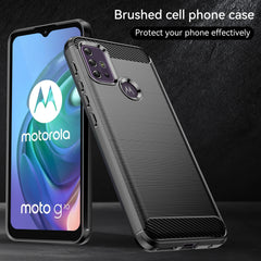 Soft Phone Cover Motorola G10 G20 G30 G13 G23 G32 G41 Shockproof Carbon Fiber Case For Moto G40 Fusion Silicone Cases