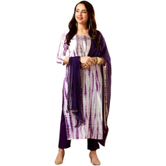 Women Indian Salwar Suit Printed Wedding Partywear Kurti Palazzo Dress.