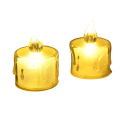 LED Flameless Candle Battery Operated Simulation Tea Lights Wedding Romantic Candle Christmas Party Decoration Table Lamp