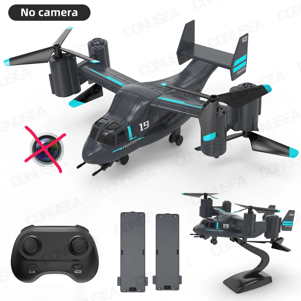 LM19 Camera Drone 480P Wifi Fpv Drones Rc Dro Remote Control Helicopter Land Air Model Quadcopter Rc Plane