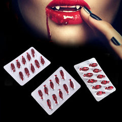 10Pcs Halloween Realistic Fake Blood Pills for Adults Vampire Capsules Horror Scary Funny Trick Toys