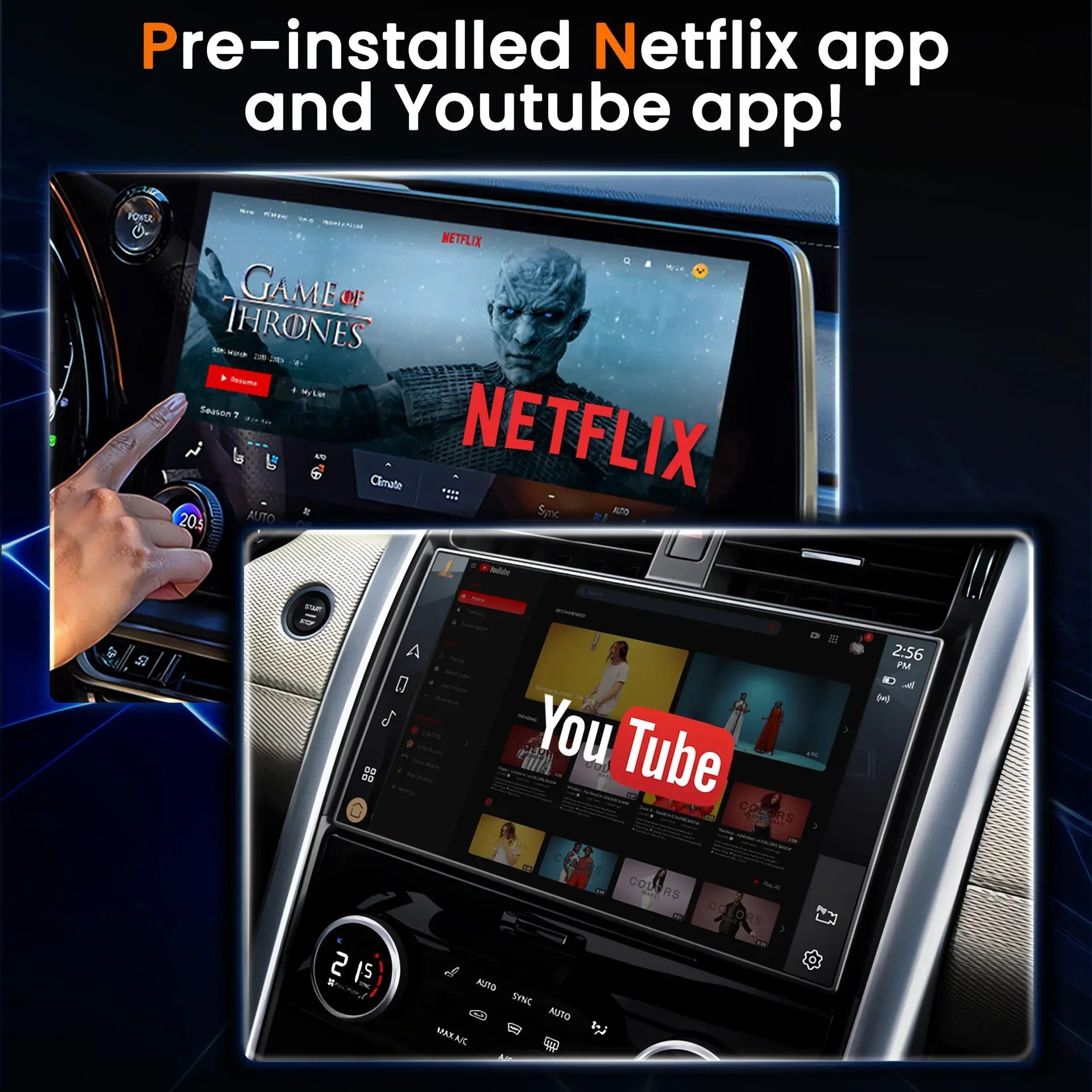 Smart CarPlay Ai Box Android 13 TV Box  Wireless CarPlay Android Auto Built-in Play Store For Netflix YouTube OEM CarPlay Cars