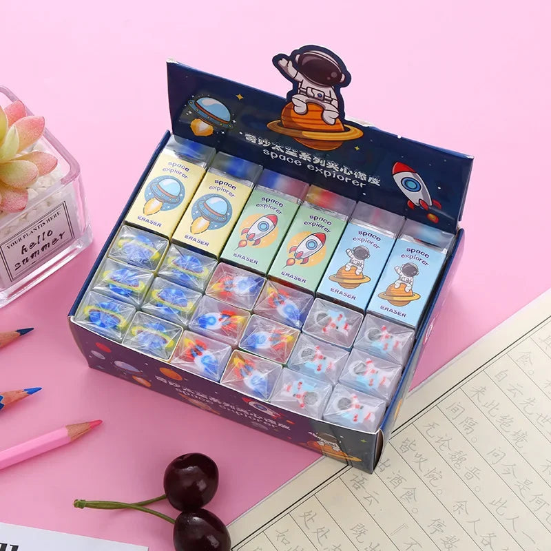 Fruit jelly scent cute creative cartoon eraser less crumbs student school supplies stationery