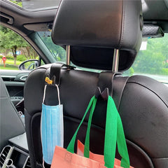Cute Animal Hook for Bags Car Clips Front Seat Headrest Organizer