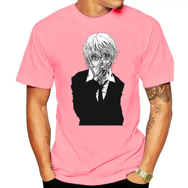 Hunter X Hunter Anime Kurapika Last Kurta Clan Men'S T Shirt Black Top Quality Cool Casual Tee Shirt