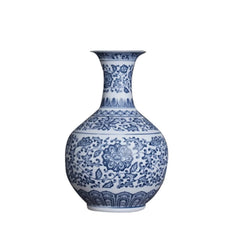 Jingdezhen-Blue and White Porcelain Flower Vases, Ceramic Vase