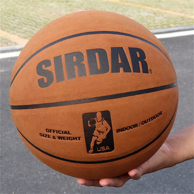 Soft Microfiber Basketball Size 7 Wear-Resistant Anti-Slip Anti-Friction Outdoor Indoor Professional Basketball