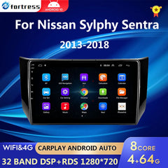 Car Radio 2 Din Android Multimedia Video Player For Nissan Sylphy B17 Sentra 12 2013-2018 WiFi Carplay GPS Navigation Autoradio