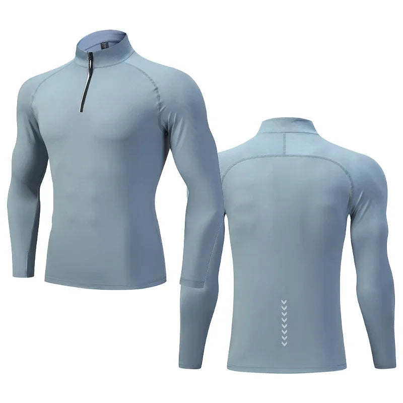 Man Running Shirt Sports Top Gym Clothing Running Jogging Workout Activewear