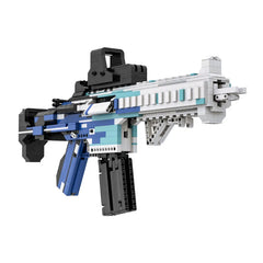 Creative CSGO M4A1 Gun Building Blocks With Brick Bullet MOC HK416C Single Shot DIY Assembly Rifle Toys