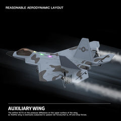 RC Airplane Raptor F22 Warplane WLtoys A180 Upgrade Version LED Light With Gyroscope Out Door Toys