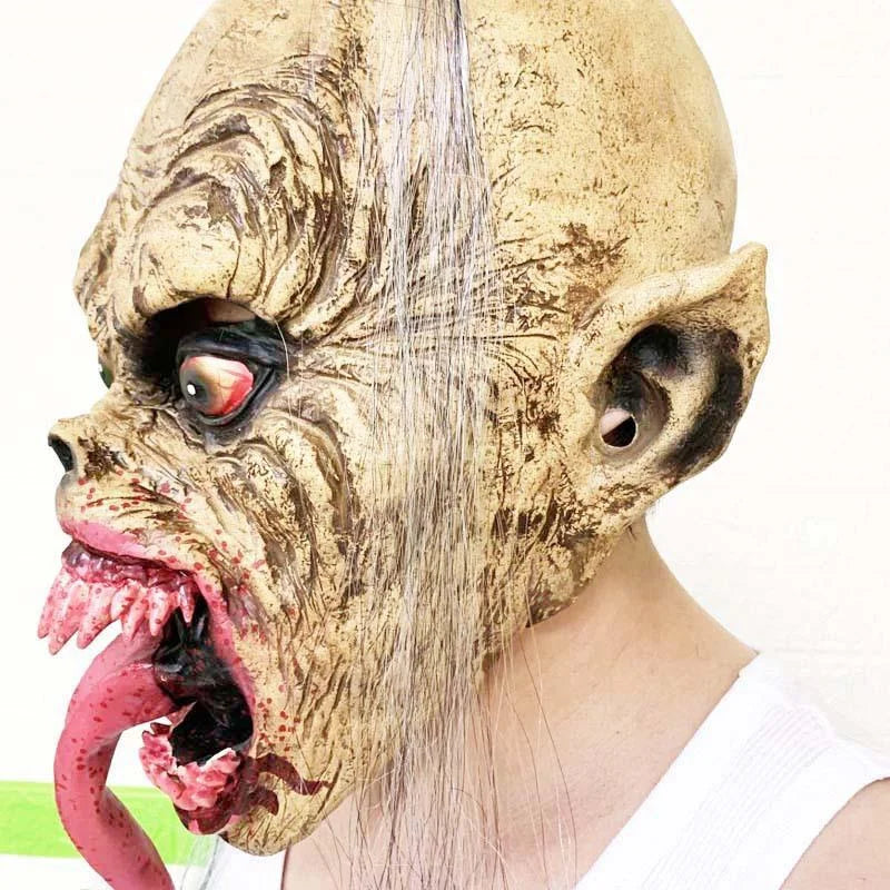 Halloween Horror Latex Mask Zombie Full Face Mask Masquerade Cosplay Mascara Party Carnival Ghost Face Masque Funny Mask for Men