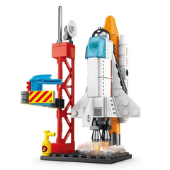 Creative Aerospace Series Building Blocks Space Rocket Craft Launch Center Station Base Set Bricks Toys