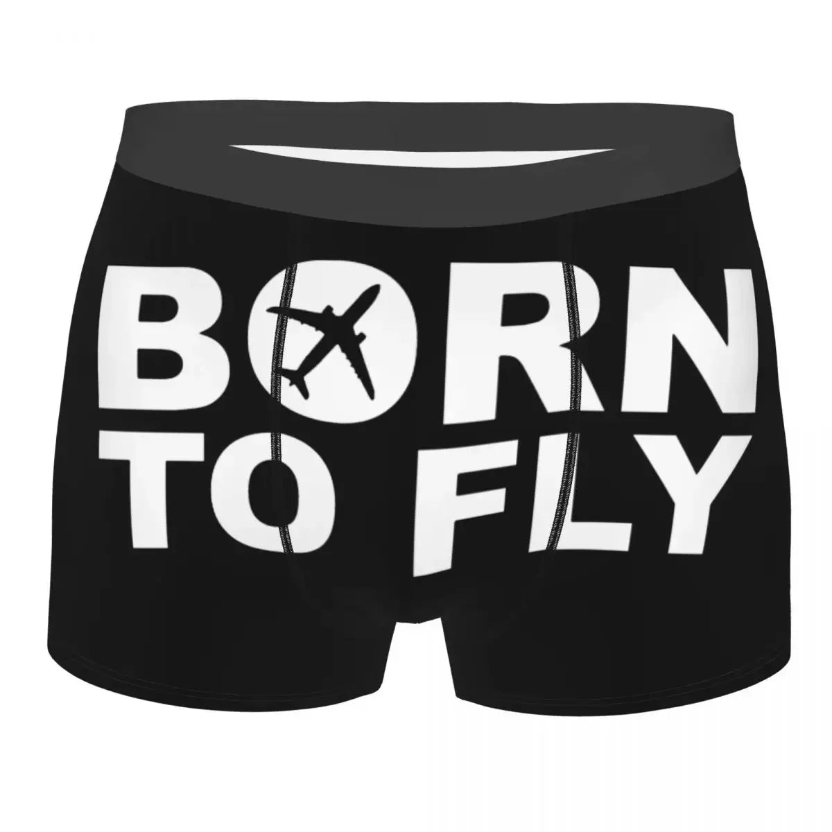 Airplane Flight Routes Captain Stripes Boxer Shorts  Aviation Aviator Pilot Underwear Panties Briefs Breathable Underpants