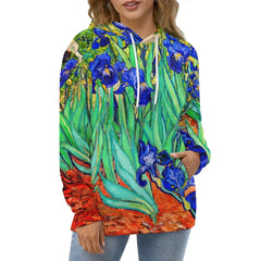 Hawaiian Hibiscus Flower Hoodies Tropical Floral Print Hip Hop Casual Hoodie