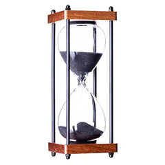 New Large Hourglass Timer 60 Minute, Metal Sand Timer Sandglass Clock,Time Management Tools