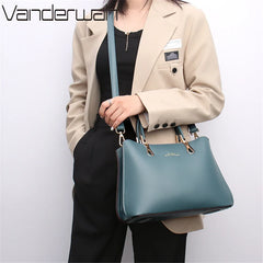 Bags for Women Soft Leather Designer Brand Shoulder Messenger Hand Bag Small Casual Tote Bag Sac