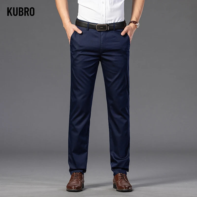 Men's Summer Thin Fashion Business Casual Suit Pants