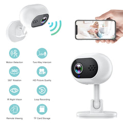 1080P HD Camera Wifi Night Vision Motion Detection Security Surveillance Baby Monitor