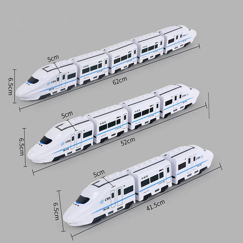 Harmony Railcar Simulation High-speed Railway Train Toys for Boys Electric Sound Light Train