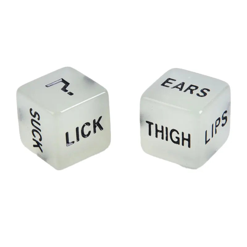 Glow In Dark Love Dice Toys Adult Couple Lovers Games Valentines Day Gift