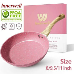 Frying Pan Nonstick Toxin Free Coated Cookware Breakfast Sandwich Steak