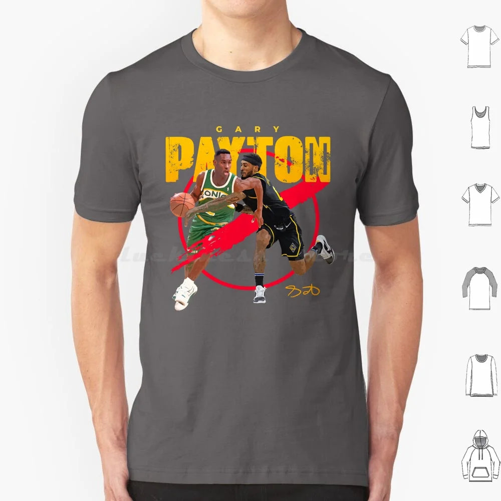 Gary Payton Ii T Shirt Men Women Kids 6xl Seattle Supersonics Sonics 90s Basketball Reign Shawn Kemp Gary Payton Hersey Hawkins