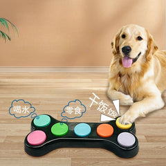 Audio Recording Button Integrated Soundboard Voice Machine Dog Cat Puzzle Intelligent Toys