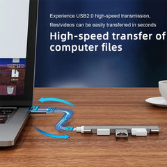 USB C HUB USB 3.0 HUB Type C 4 Port Multi Splitter Adapter OTG Macbook HUB