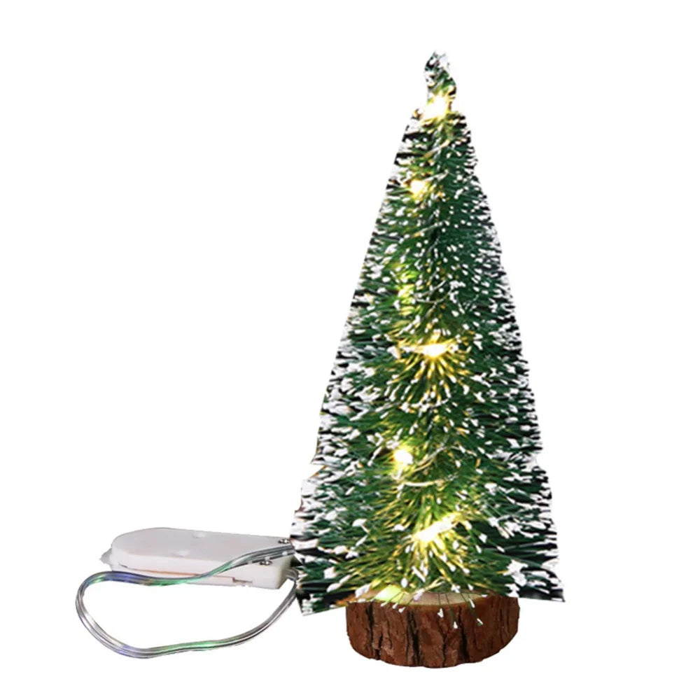 Christmas Green Cedar LED Lights Pine Needle Tree Christmas Decorations