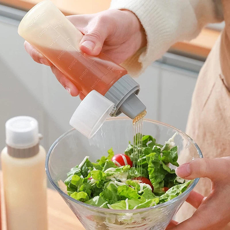 Holes Condiment Squeeze Bottle Kitchen Ketchup Mustard Bottle