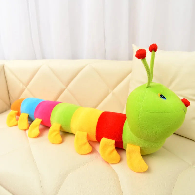 caterpillar plush toy doll soft comfy insect pillow cotton worm bug model sofa car cushion gift