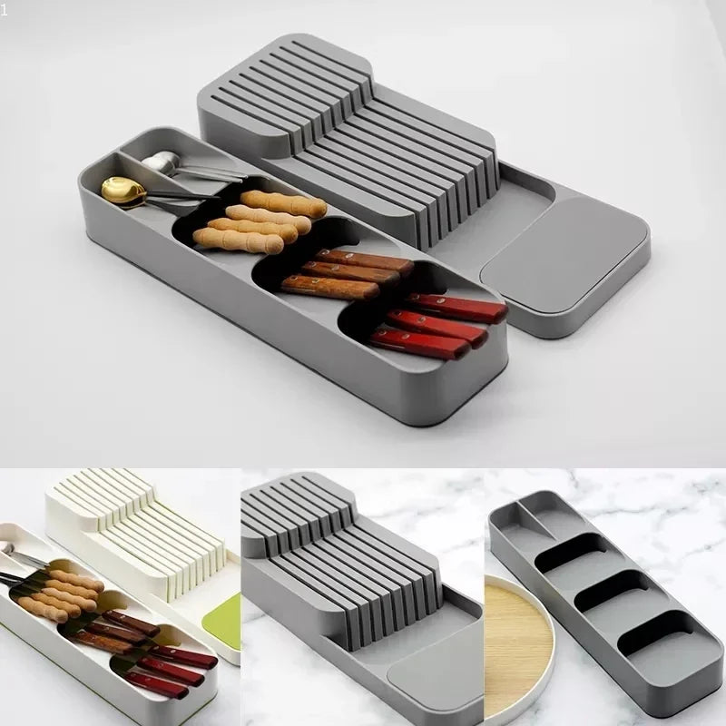 Spoon Storage Box Cutlery Tray Knife Holder Knife and Fork Storage Box