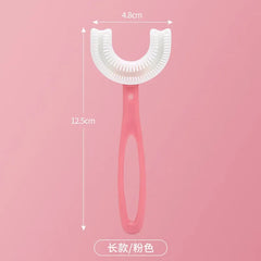 Toothbrush Children 360 Degree U-shaped Child Toothbrush Teethers Brush Silicone Kids Teeth Oral Care Cleaning