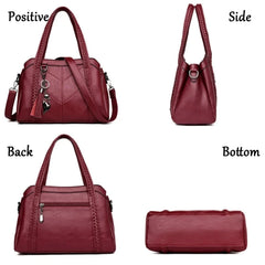 women Luxury Handbags for Women Leather Bag High Quality Sheepskin Female Shoulder bags