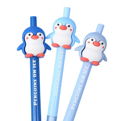 3 pcs/pack Penguin Mechanical Pencil Cute Pencil School Stationery Supplies G