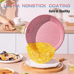 Frying Pan Nonstick Toxin Free Coated Cookware Breakfast Sandwich Steak