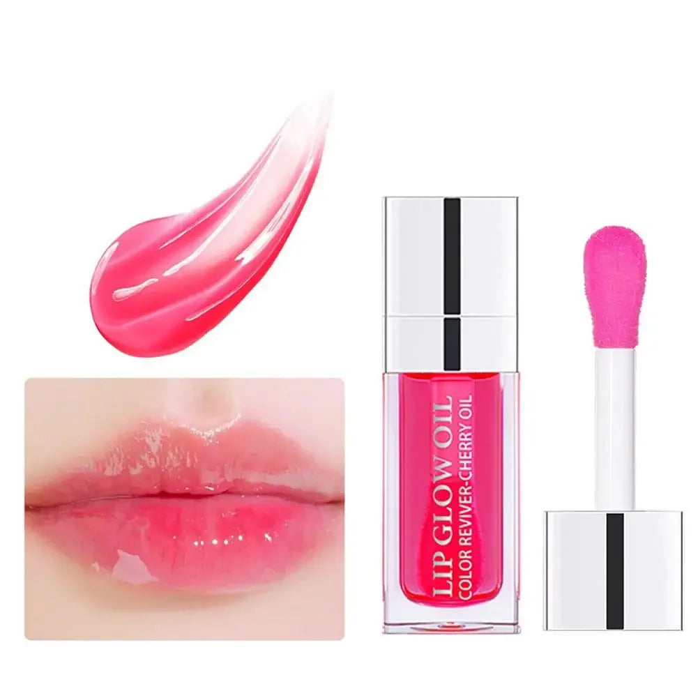 Lip Oil Hydrating Plumping Lip Coat For Lipstick Lipgloss Tinted Lip Plumper Serum
