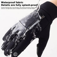 Winter Gloves Waterproof Thermal Sport Glove For Men Women Running Cycling Driving Hiking Touch Screen Warm Gloves