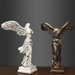 Winged Victory Goddess Retro Greek Statue Object Office Desk Decoration